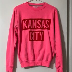 Pink Kansas City Crew Neck Sweater